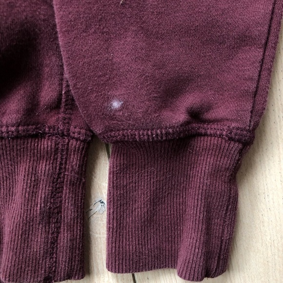 H&M Harvard University Maroon Hoodie Cotton Blend Size S - Picture 4 of 11
